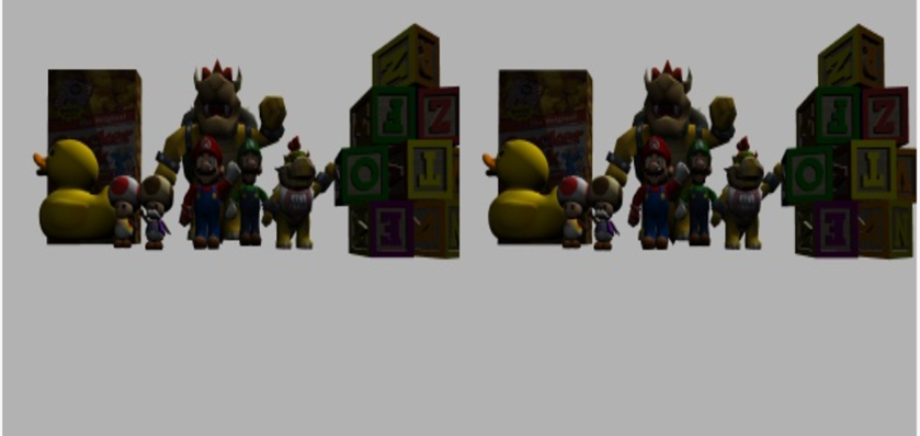 Stereo camera image preview